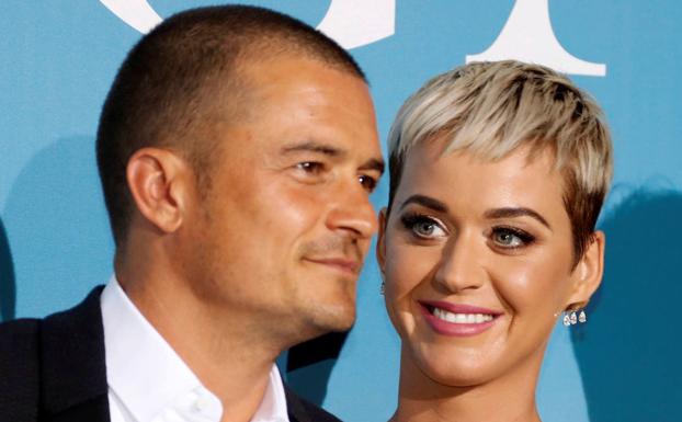 Katy Perry y Orlando Bloom. 