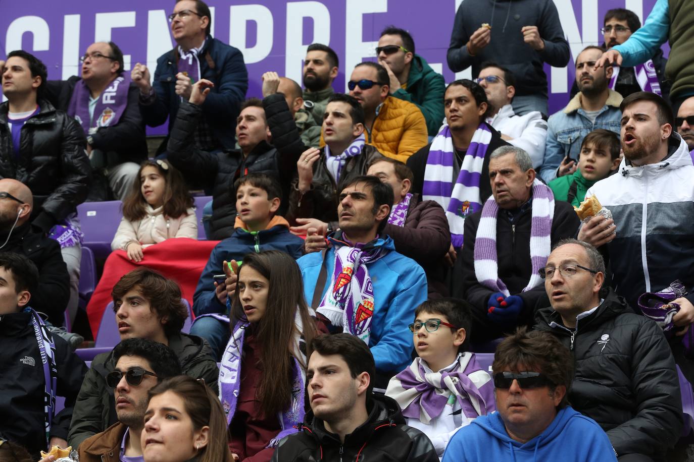 Aficionados este domingo en la gradas del José Zorrilla de Valladolid.