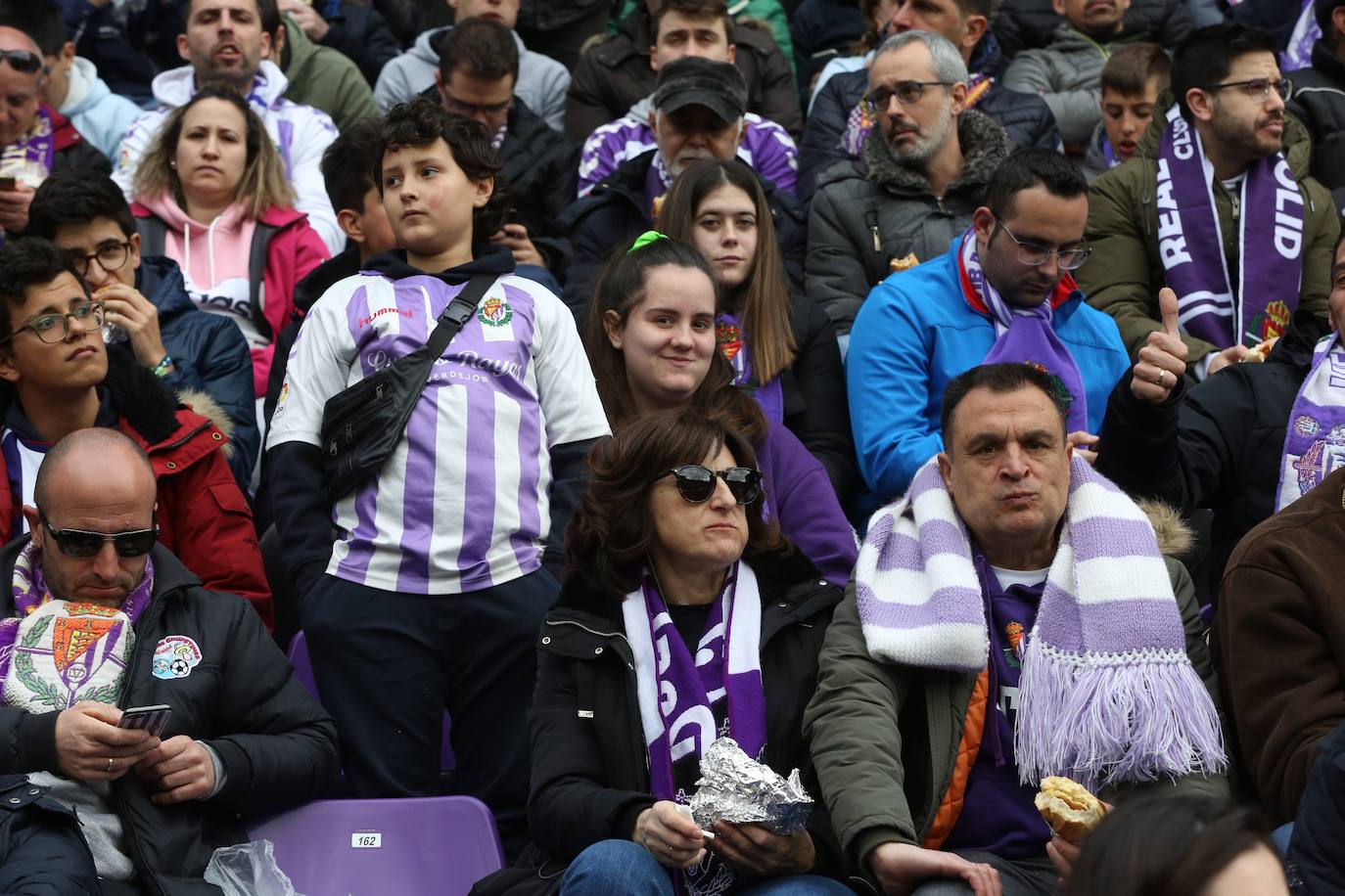 Aficionados este domingo en la gradas del José Zorrilla de Valladolid.