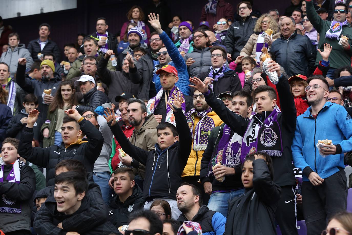 Aficionados este domingo en la gradas del José Zorrilla de Valladolid.