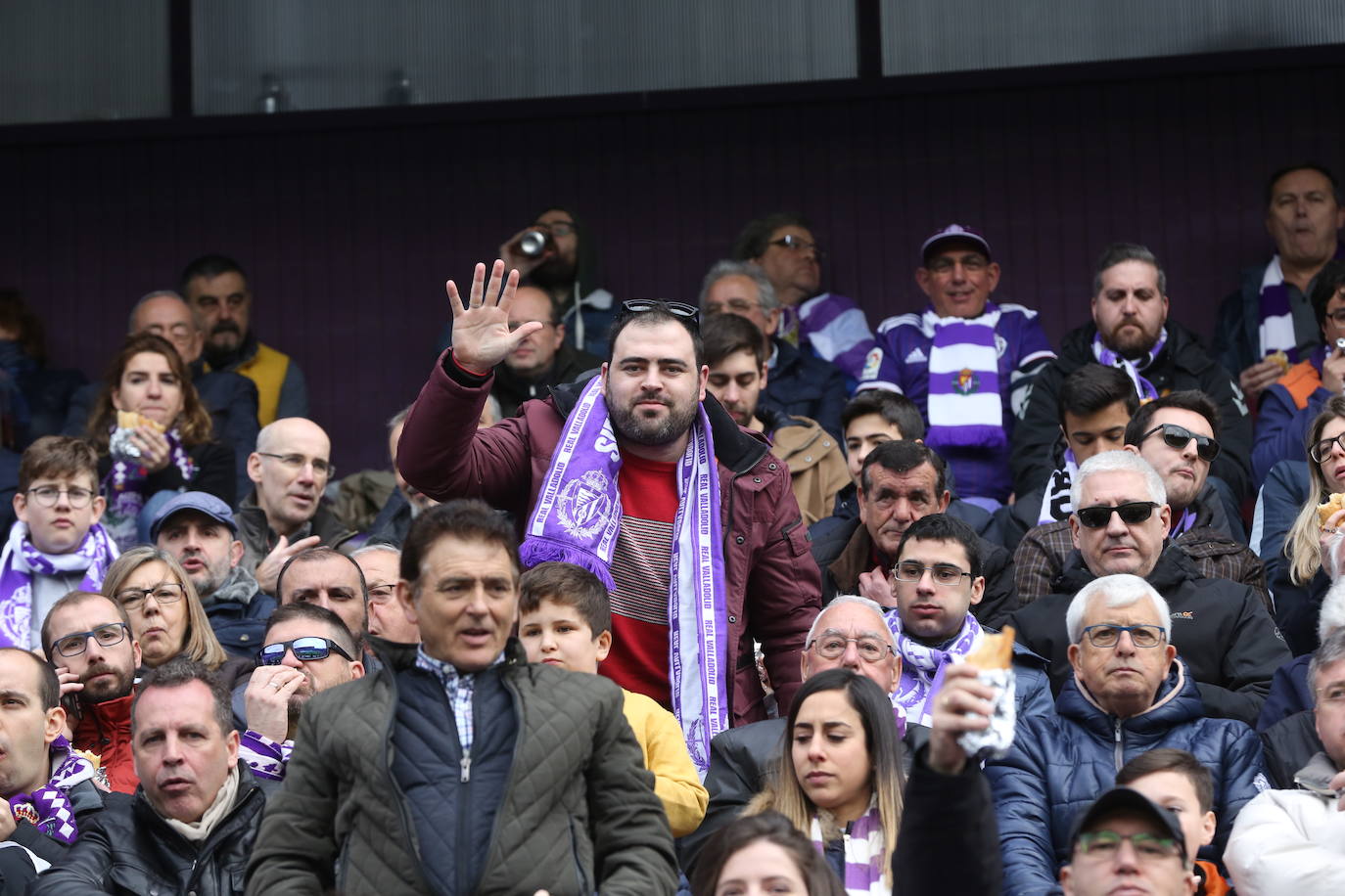 Aficionados este domingo en la gradas del José Zorrilla de Valladolid.