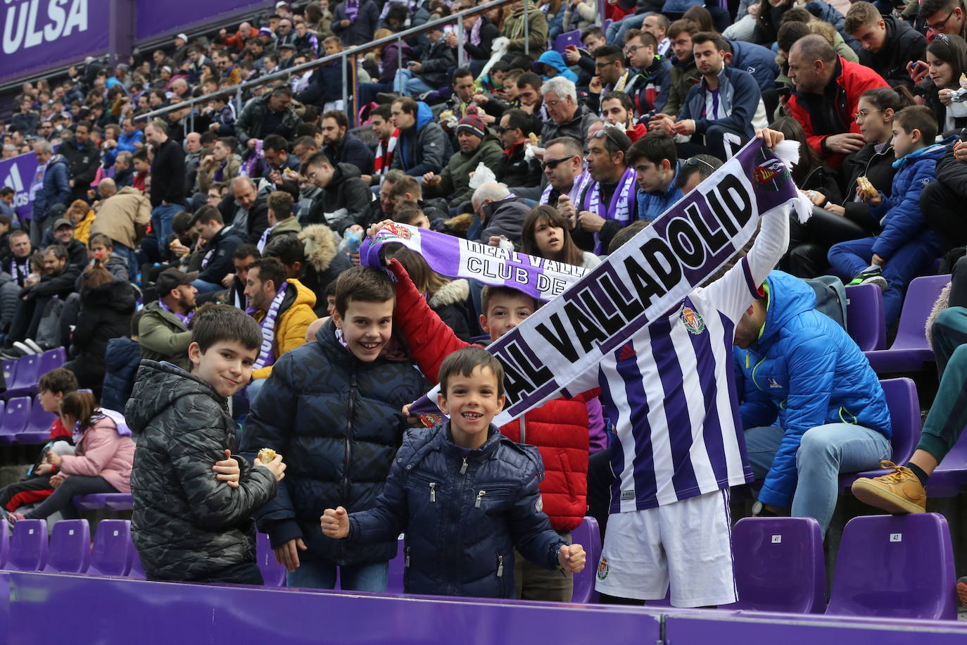 Aficionados este domingo en la gradas del José Zorrilla de Valladolid.