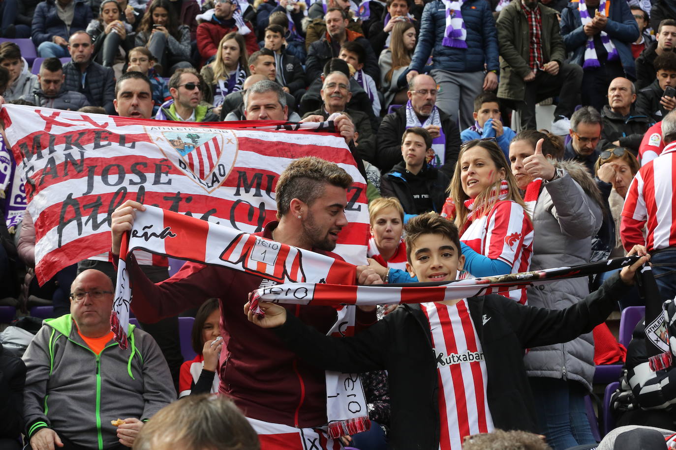 Aficionados este domingo en la gradas del José Zorrilla de Valladolid.