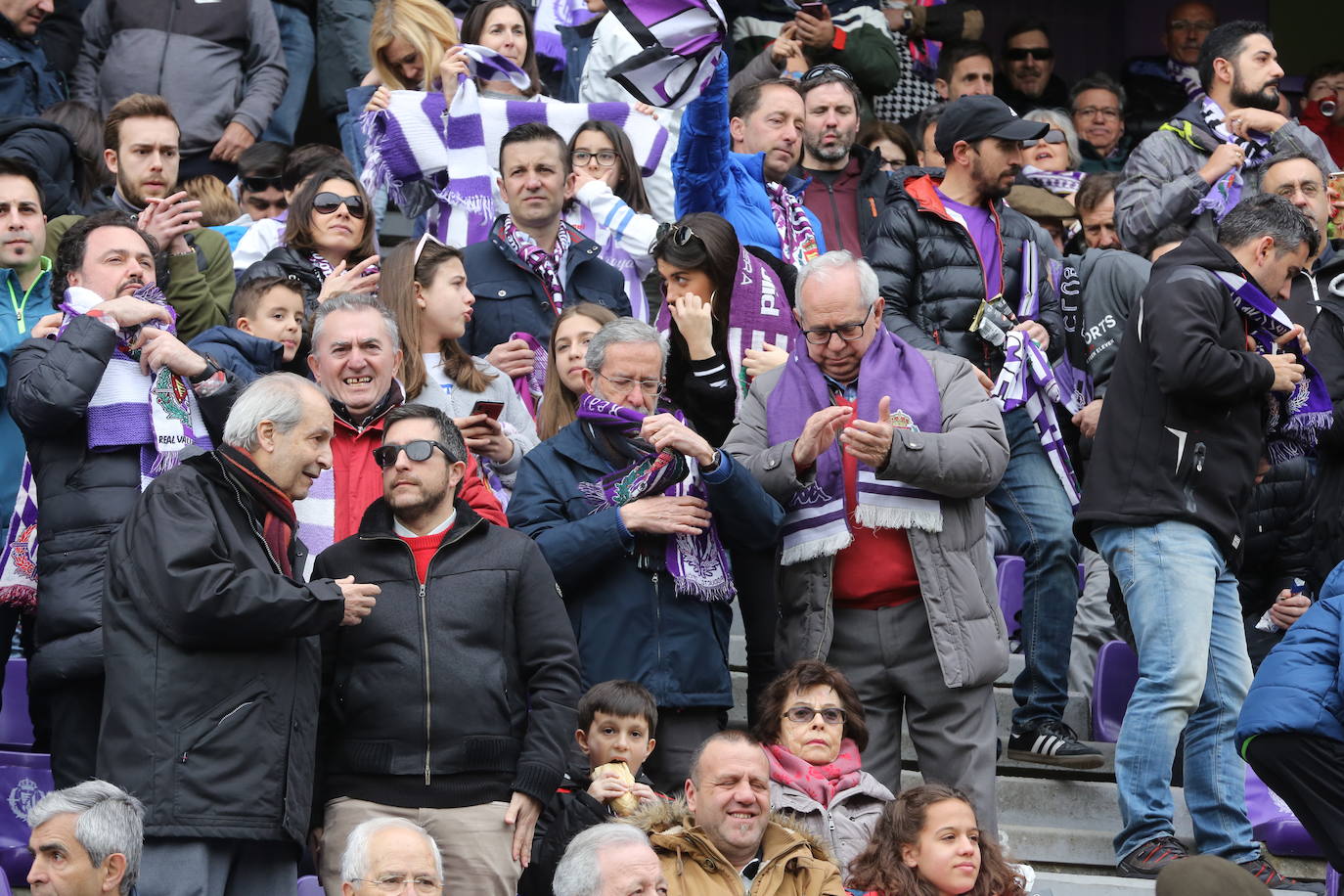 Aficionados este domingo en la gradas del José Zorrilla de Valladolid.