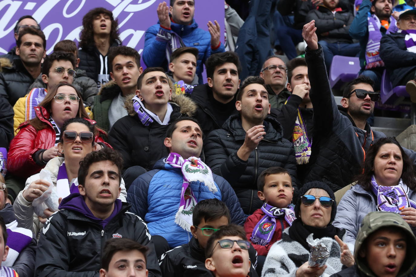 Aficionados este domingo en la gradas del José Zorrilla de Valladolid.