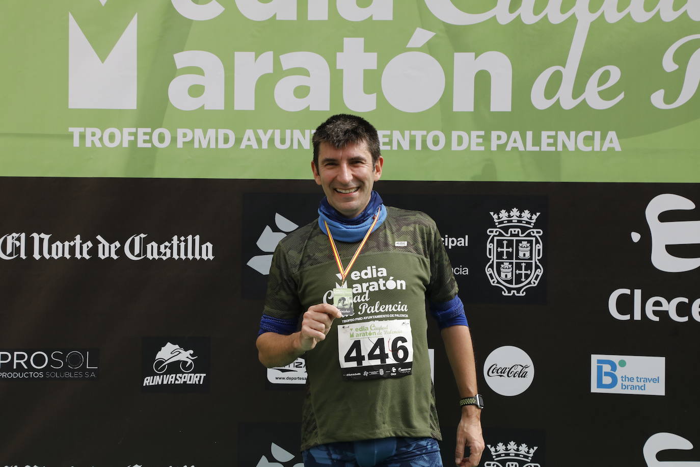 Participantes en la X Media Maratón Ciudad de Palencia. 