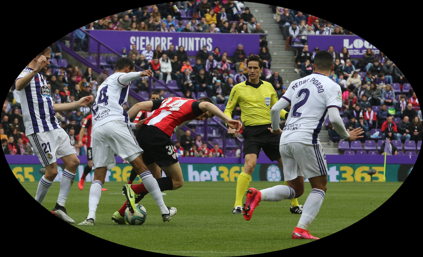 Imágenes del partido entre el Real Valladolid 1-4 Athletic Club.