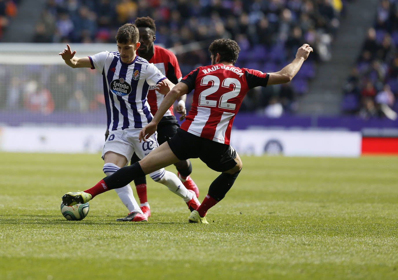 Imágenes del partido entre el Real Valladolid 1-4 Athletic Club.