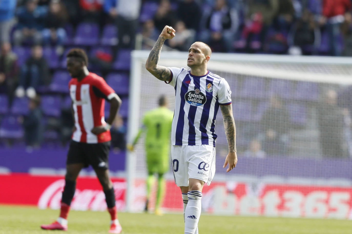 Imágenes del partido entre el Real Valladolid 1-4 Athletic Club.