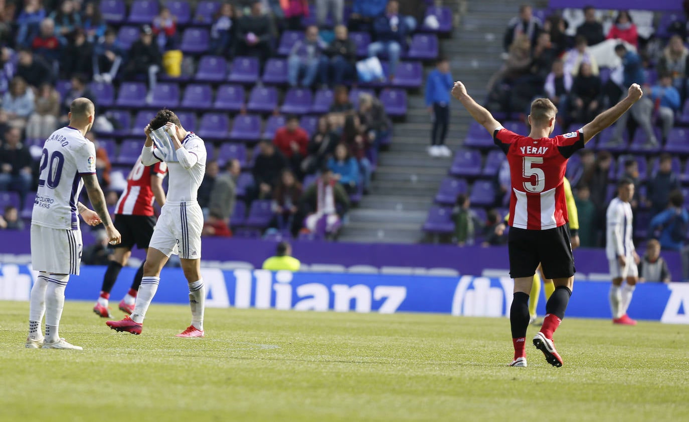 Imágenes del partido entre el Real Valladolid 1-4 Athletic Club.