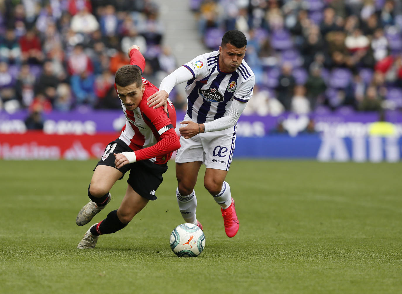 Imágenes del partido entre el Real Valladolid 1-4 Athletic Club.