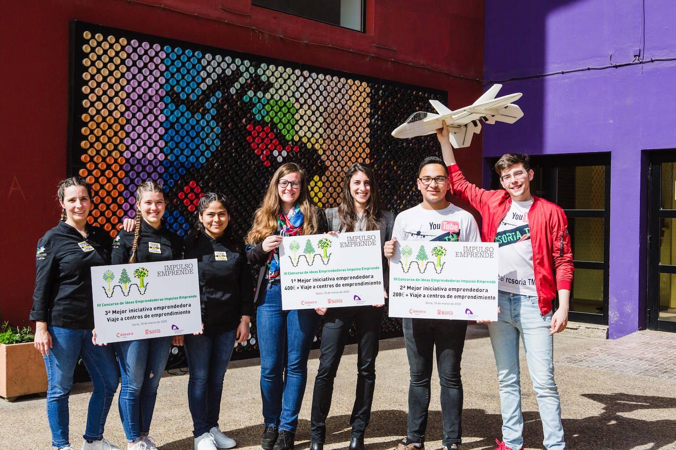 Ganadores del III Concurso de Ideas Impulso Emprende en Soria. 