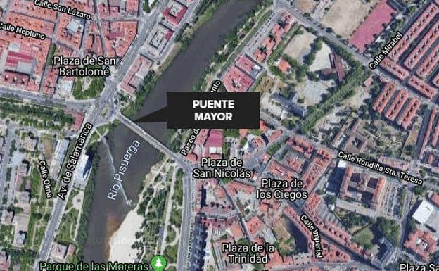 El puente Mayor, una de las entradas de la segunda muralla. 