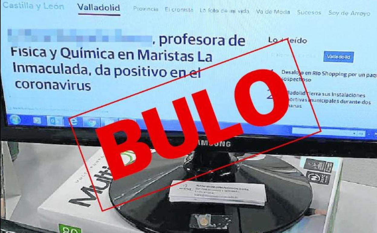 El falso mensaje difundido este martes entre los padres y madres del colegio Maristas La Inmaculada.