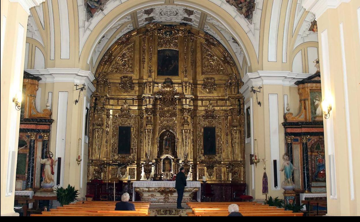 Interior de una iglesia de la provincia. 