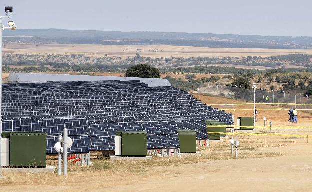 Instalación fotovoltaica en la provincia de Salamanca. 