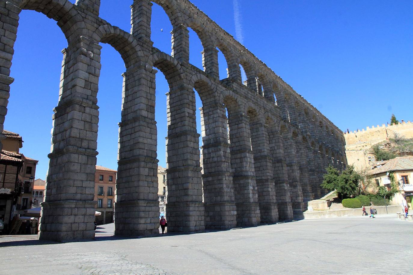 Segovia se prepara para no salir de casa. 