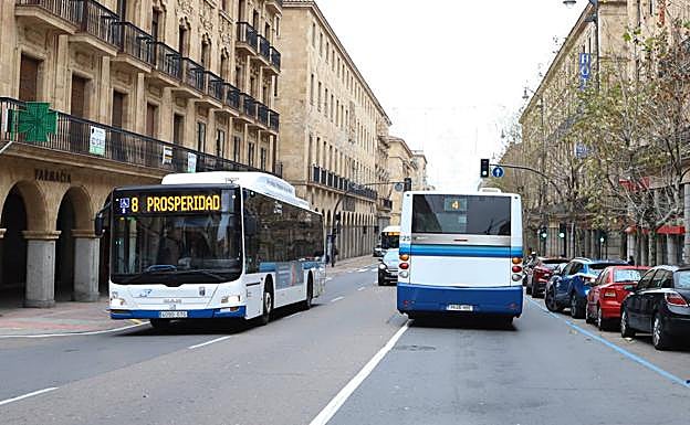Salamanca restablece el transporte público a partir de mañana con frecuencias y horarios reducidos