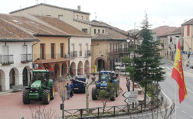 La campiña de Segovia se afana en la desinfección de la zona