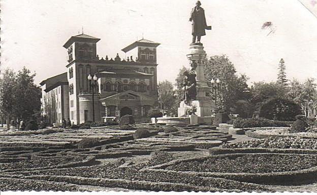 El teatro Pradera, que también era proyectaba cine. 