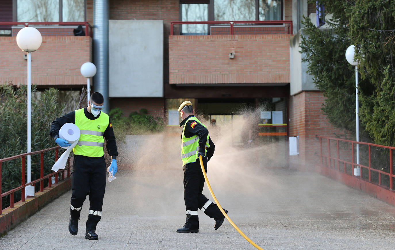 Las bajas entre el personal de la residencia de mayores Puente de Hierro de Palencia se multiplican