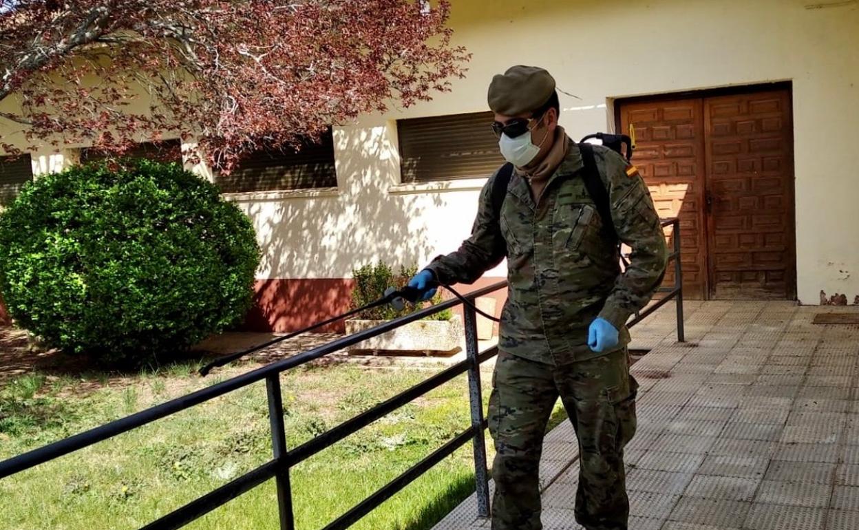 Desinfección de la residencia Infantas Elena y Cristina 