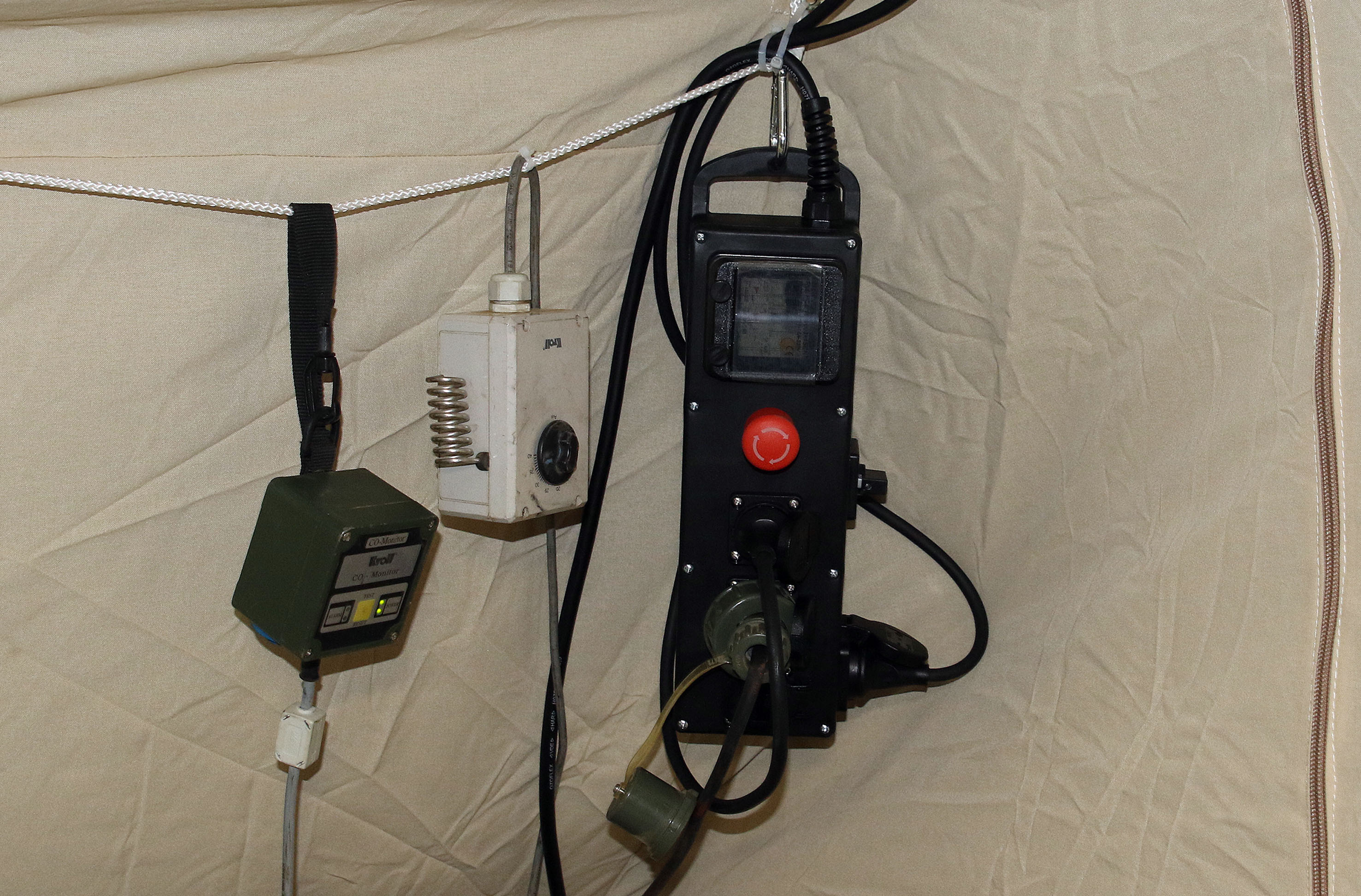 Así son las 'tripas' del hospital de campaña de Segovia. 