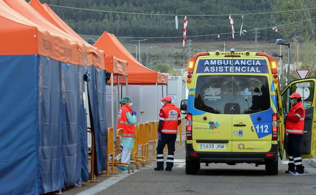 Militares montarán tiendas exteriores para hacer test rápidos en el Río Hortega de Valladolid