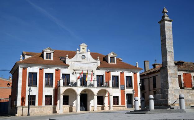 Monolito en Villalar de los Comuneros. 