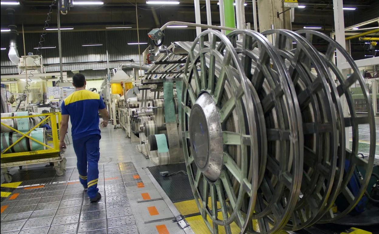 Fábrica de Michelin en Valladolid. 