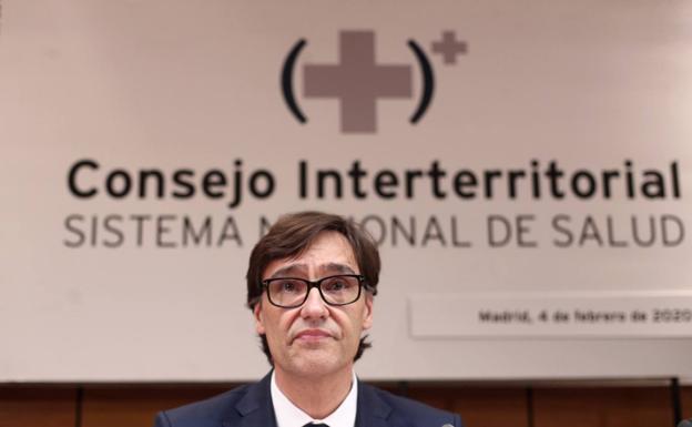 El ministro de Sanidad, Salvador Illa.