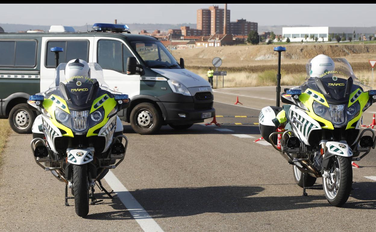 Operativo de la Guardia Civil de Tráfico.