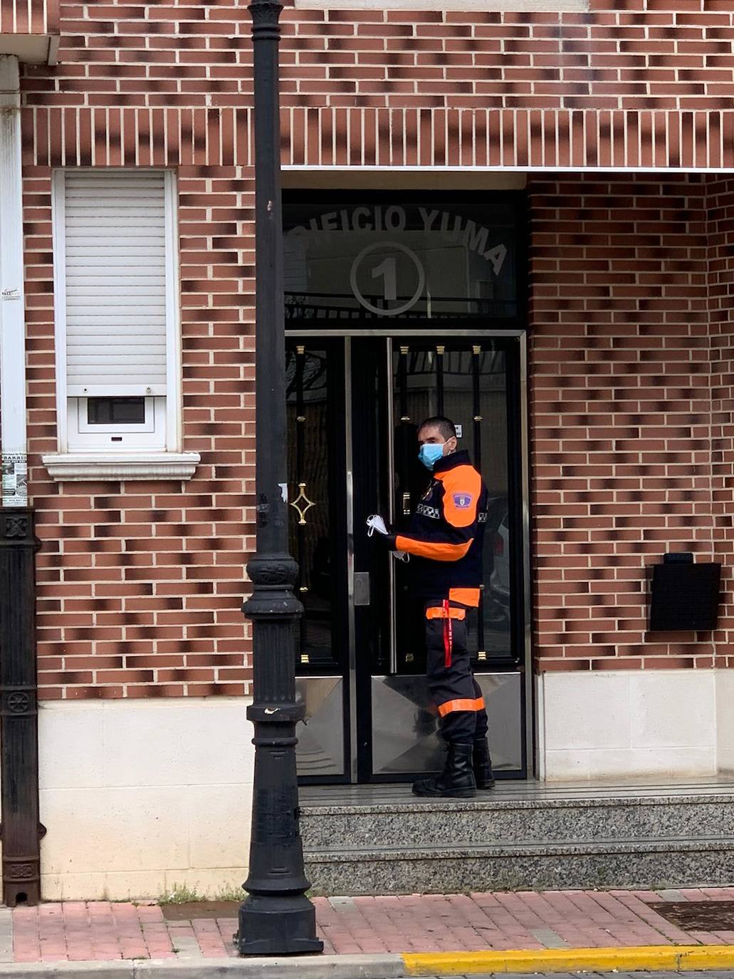 Reparto de mascarillas en Zaratán.