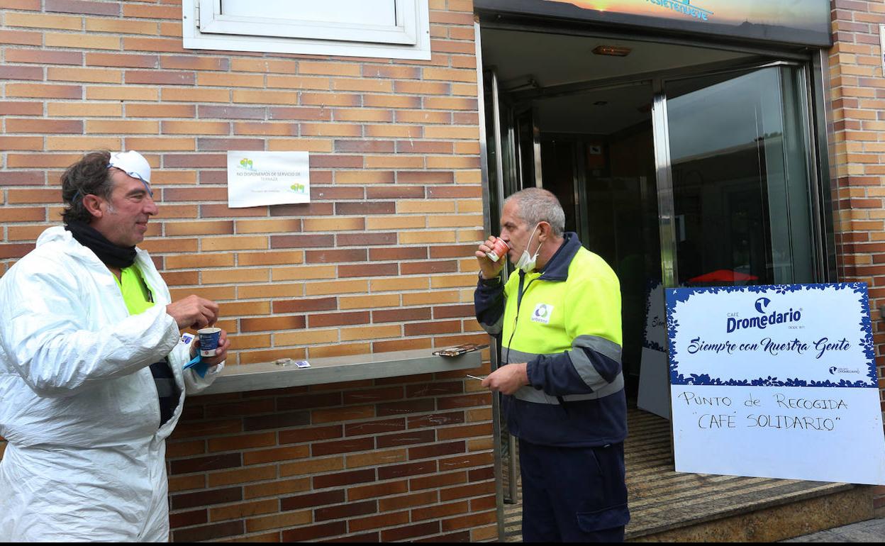 Coronavirus en Palencia: Café gratis para los que trabajan contra el coronavirus en Palencia