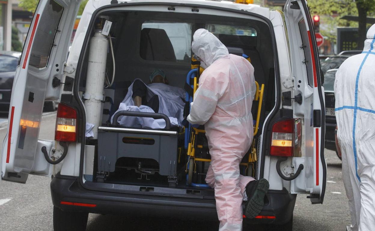 Traslado de un paciente.