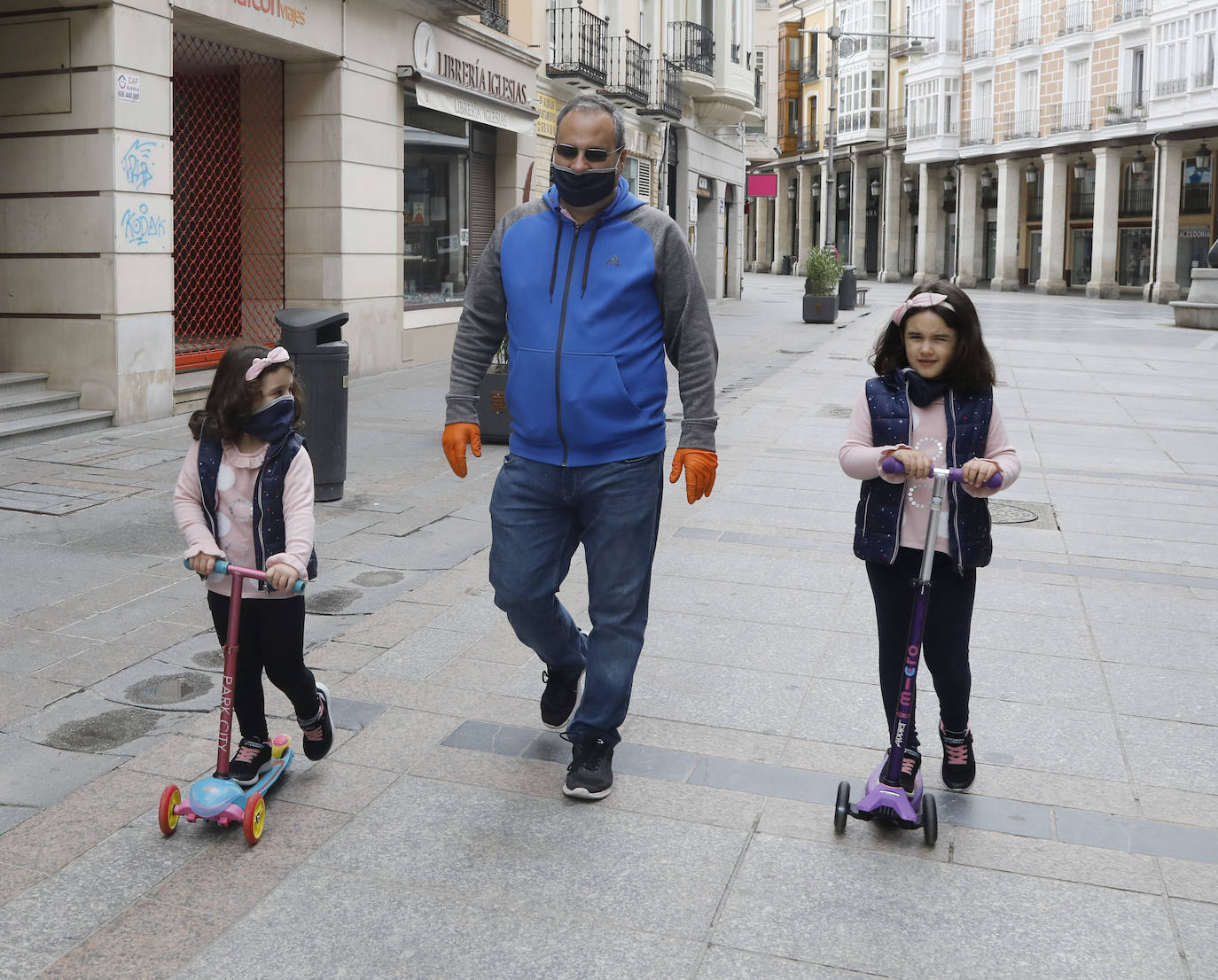 Los niños vuelven a las calles de Palencia. 