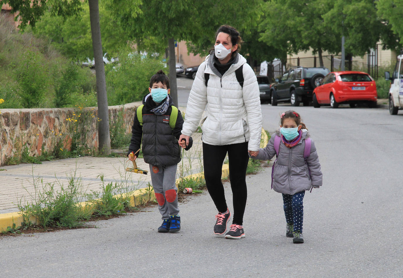 Las calles de Segovia vuelven a ser de los niños. 