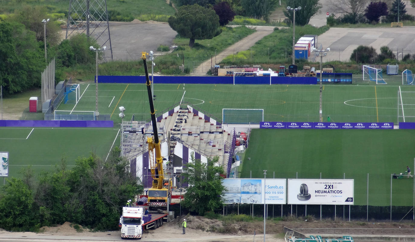 Obras en los campos Anexos a Zorrilla. 