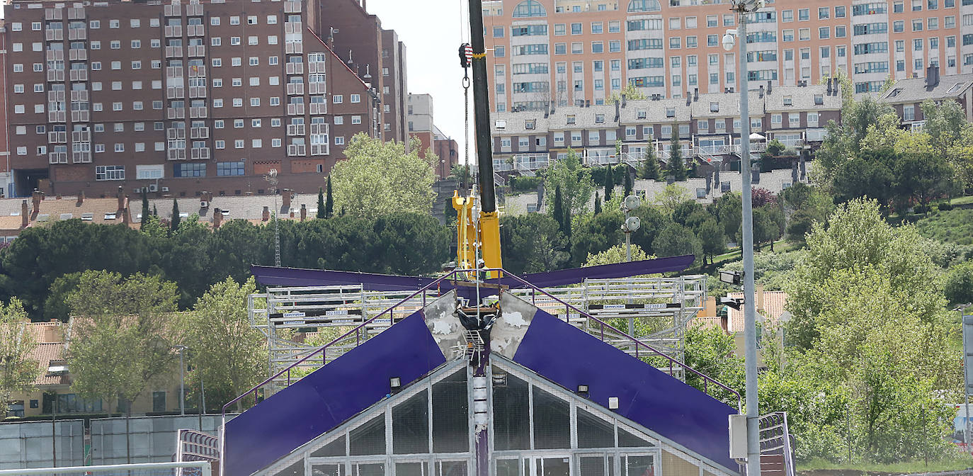Obras en los campos Anexos a Zorrilla. 