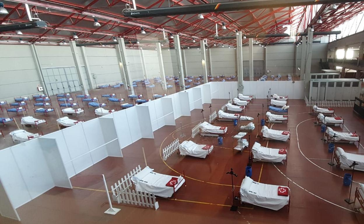 Coronavirus en Burgos: Cierran el hospital de campaña del recinto ferial de Aranda de Duero