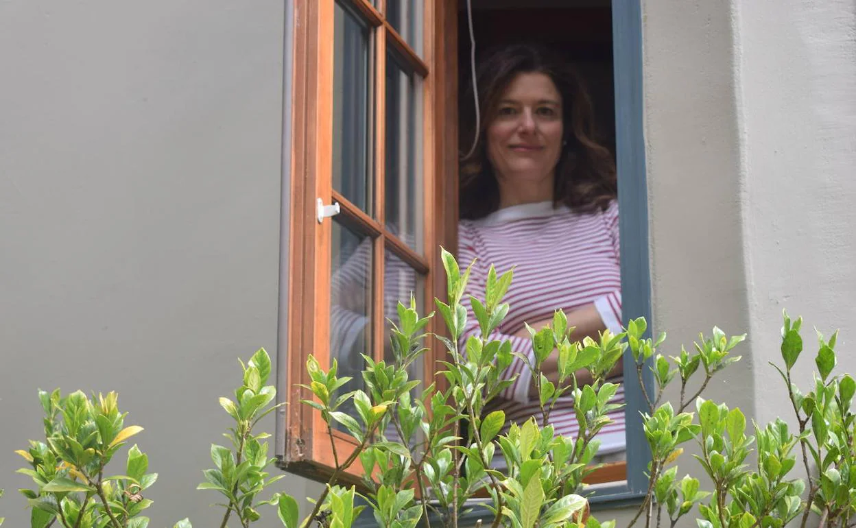 Miriam, en su casa de Palo Alto, California.