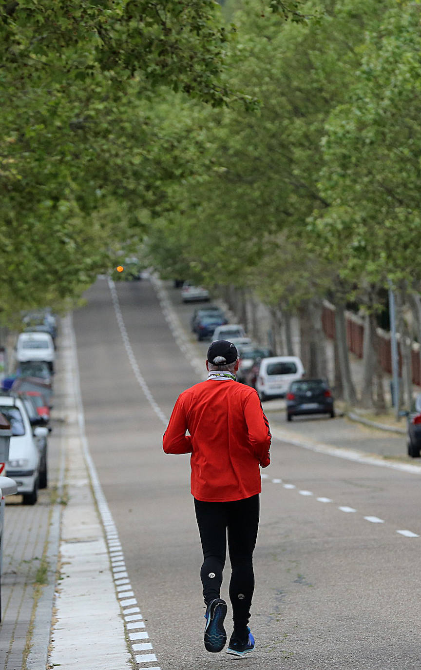 Primer día de deporte en Valladolid tras semanas de confinamiento