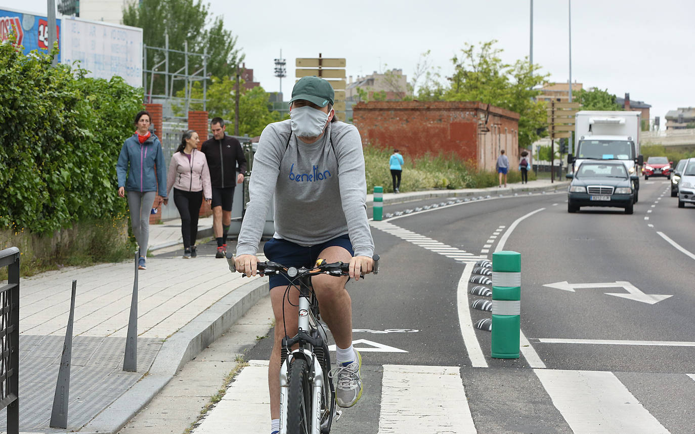 Primer día de deporte en Valladolid tras semanas de confinamiento