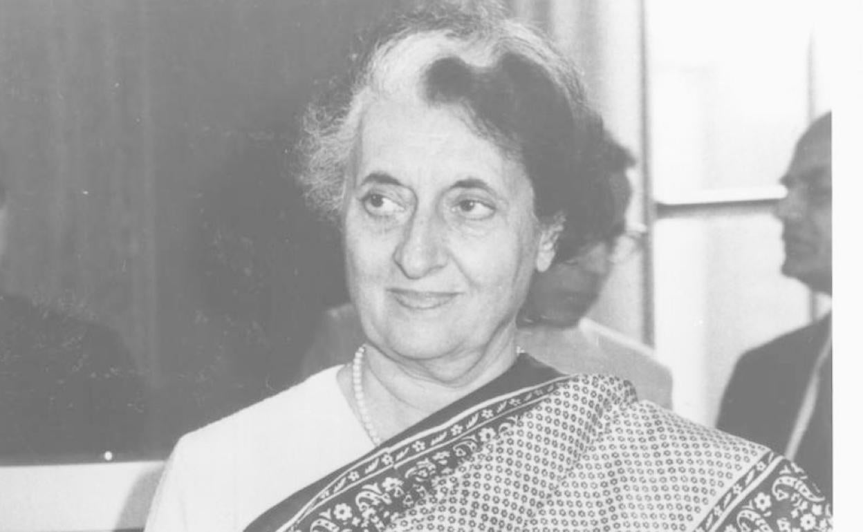 Indira Gandhi.