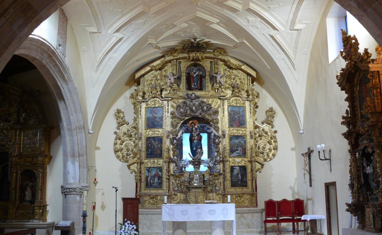 Interior de una iglesia de la provincia de Salamanca.
