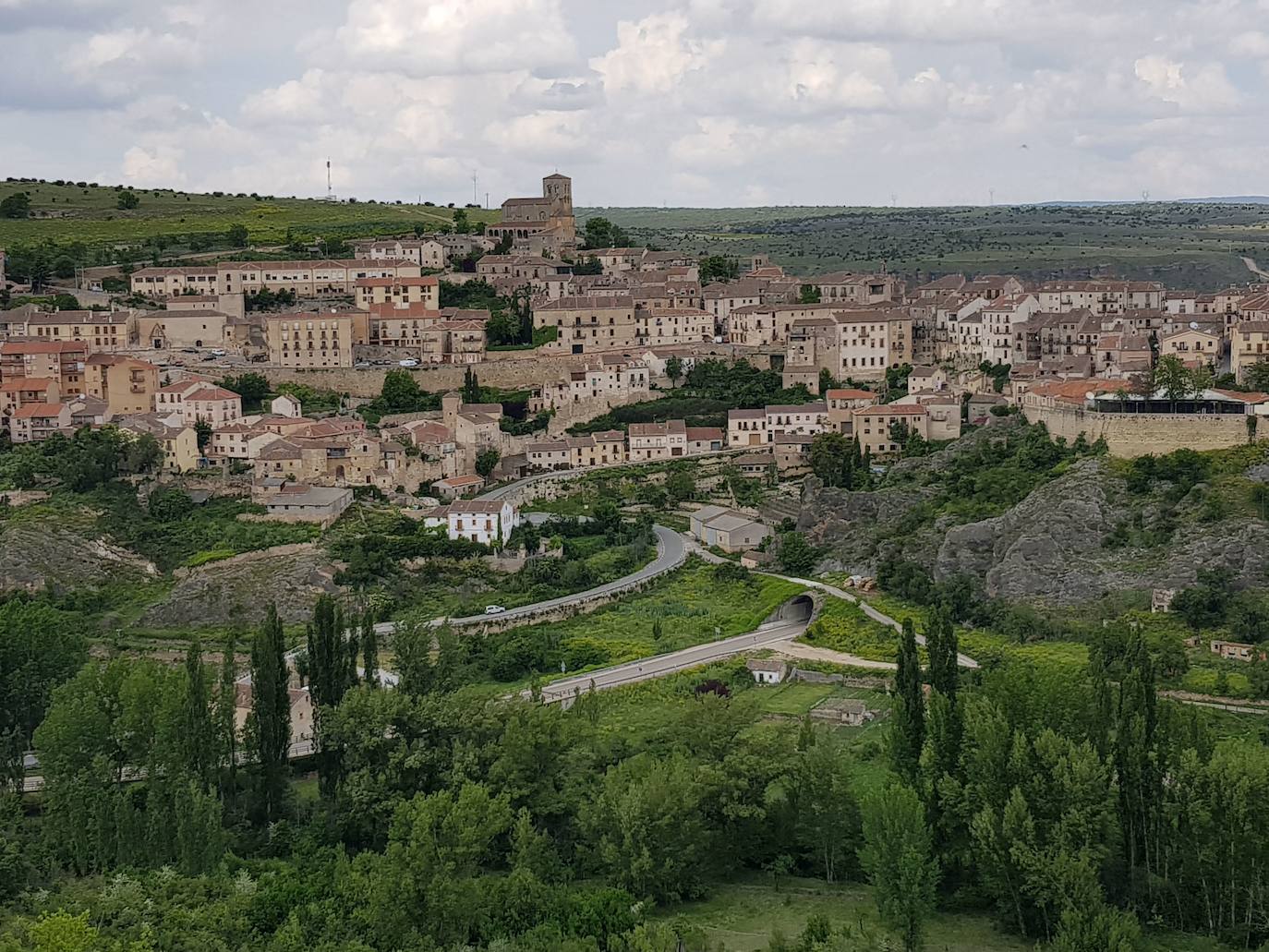 Vista del municipio de Sepúlveda, uno de los 26 de Segovia que podrá pasar a la fase 1 este lunes.