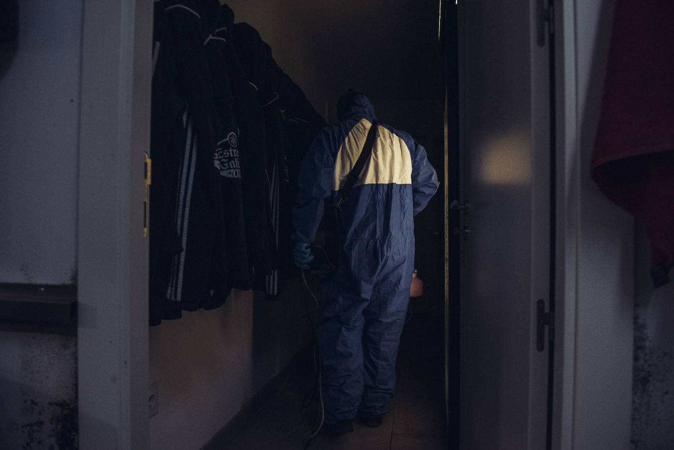 Fotos: Desinfección del estadio José Zorrilla