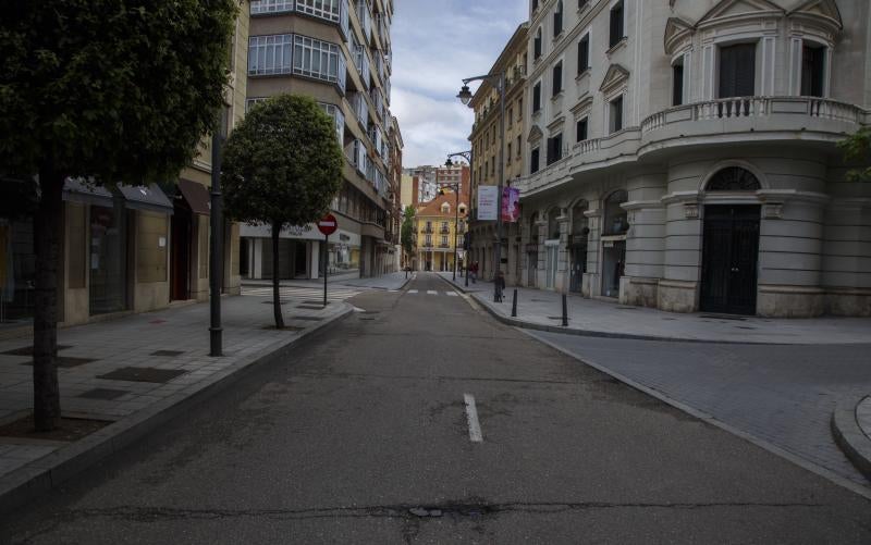 Fotos: Calles cerradas al tráfico en Valladolid