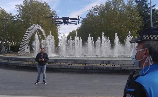 Valladolid usará drones para vigilar que los ciudadanos cumplen con las medidas de seguridad