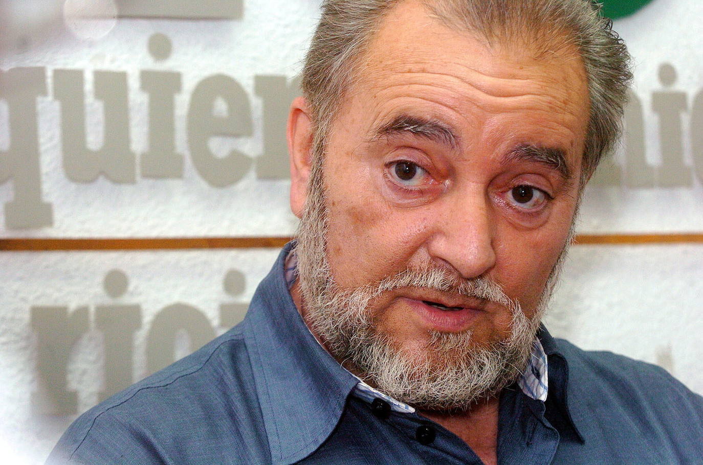 Julio Anguita, durante una entrevista en 2006.